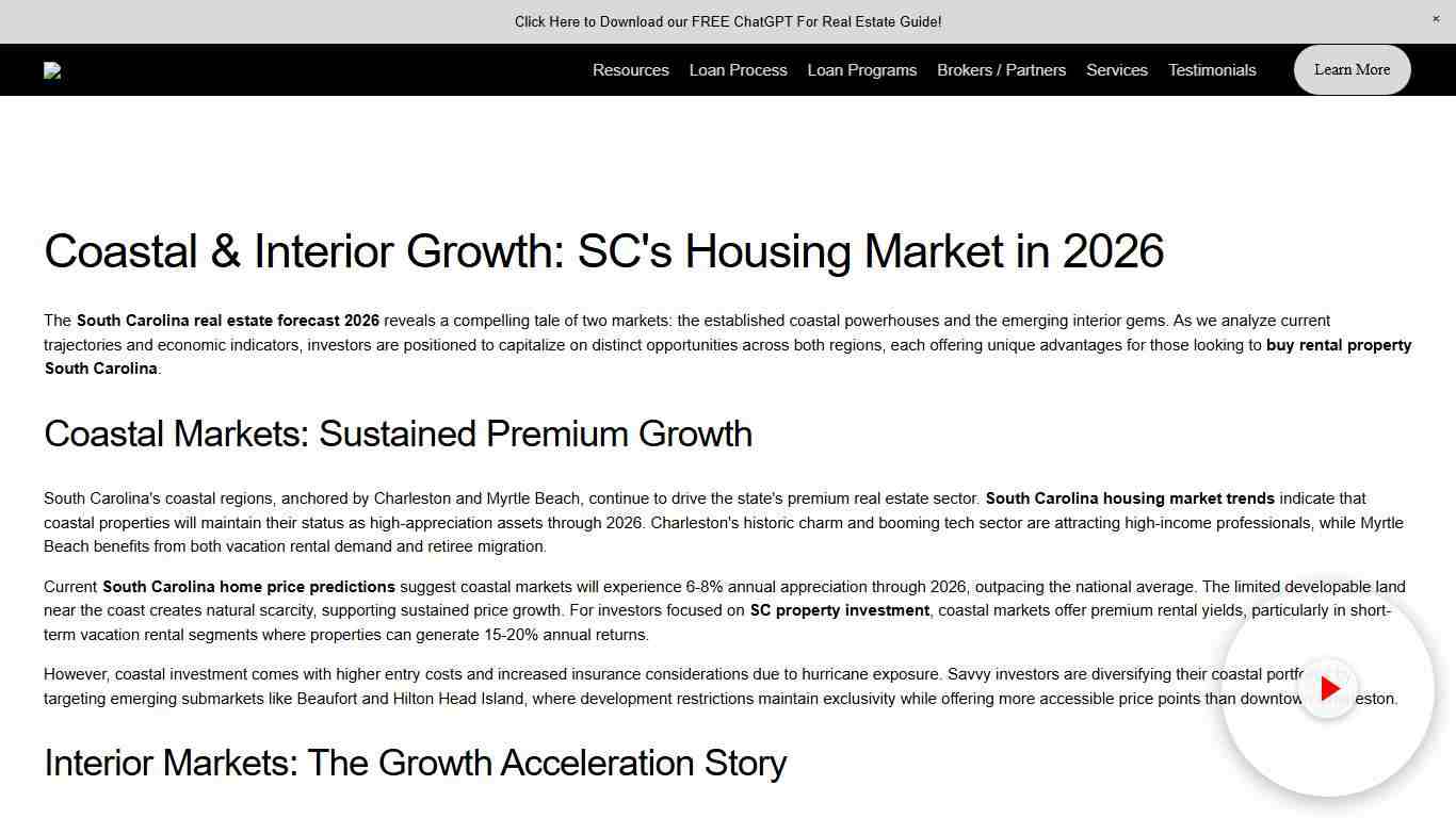 SC Housing 2026: Coastal & Interior - Jaken Finance